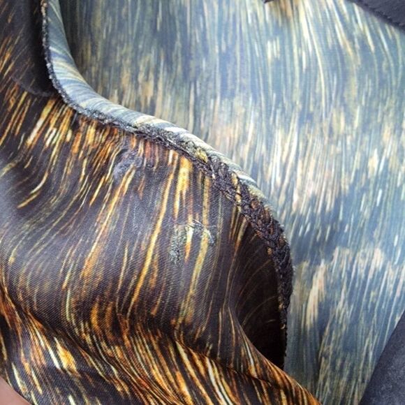 Isabel MARANT Asymmetrical Black & Multicolor Printed Mini Dress Size 0 - Picture 8 of 12